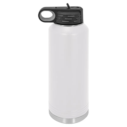 Personalized Laser Engraved  White 40 oz. Polar Camel Water Bottle