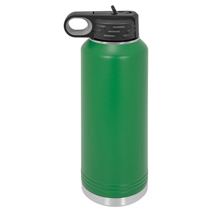 Personalized Laser Engraved  Green 40 oz. Polar Camel Water Bottle