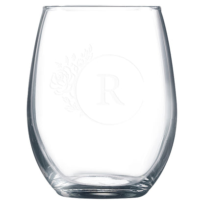 Personalized Laser Engraved  9 oz. Polar Camel Stemless Wine Glass