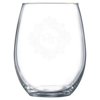 Personalized Laser Engraved  15 oz. Polar Camel Stemless Wine Glass