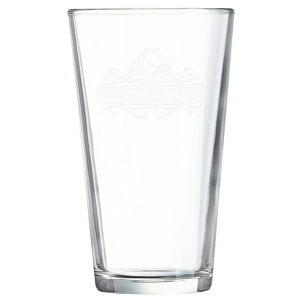 Personalized Laser Engraved 16 oz. Pint Mixing Glass