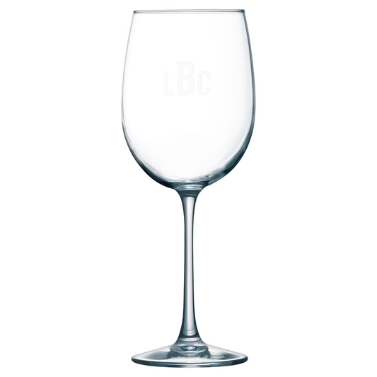 Personalized Laser Engraved  19 oz. Red Wine Glass