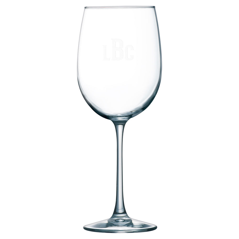 Personalized Laser Engraved 19 oz. Wine Glass