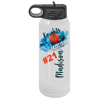 Personalized Laser Engraved 30 oz. White Sublimatable Polar Camel Water Bottle