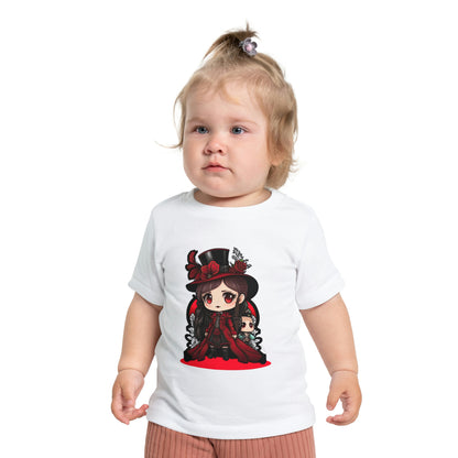 Goth Girl Baby Short Sleeve T-Shirt