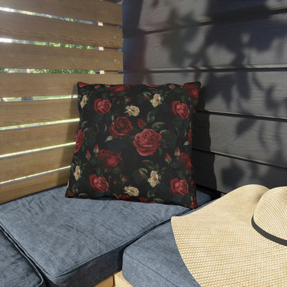 Rose Floral Outdoor Pillows