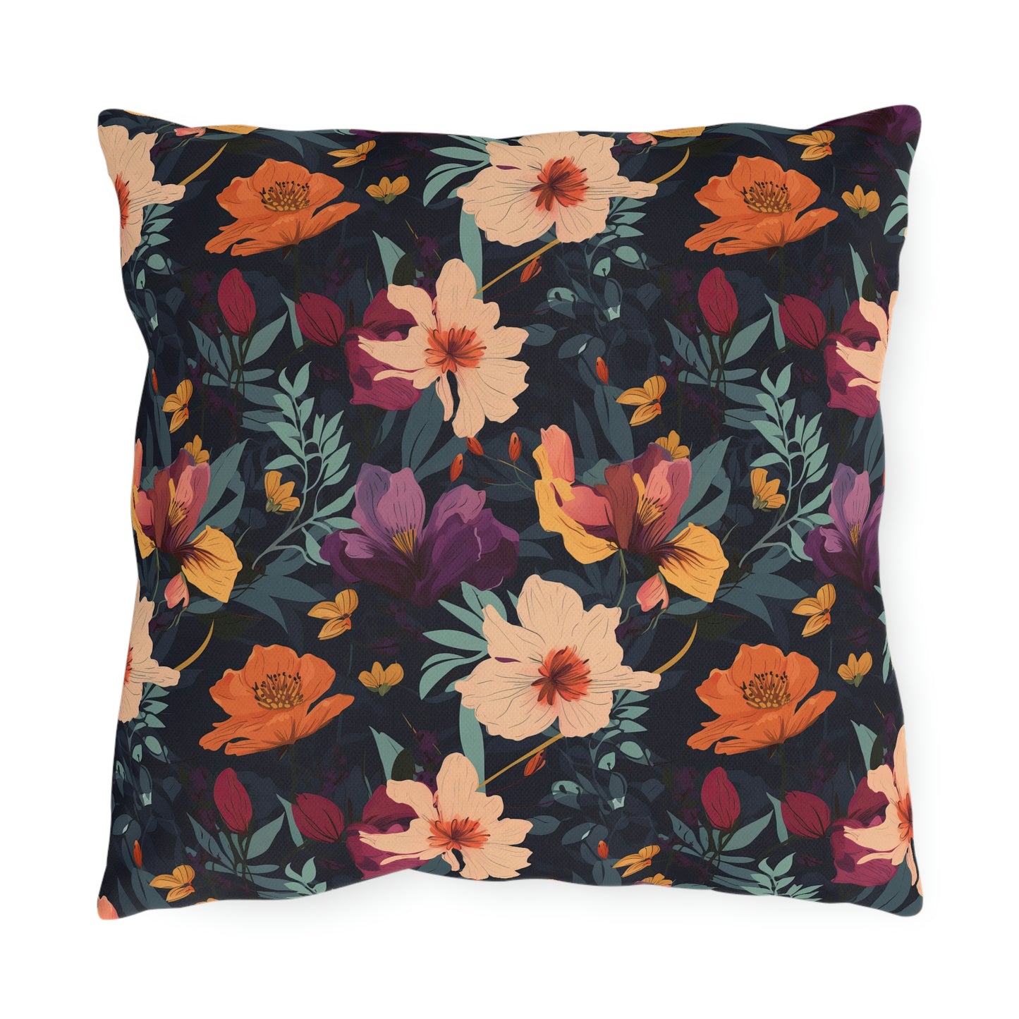 Passion Floral Outdoor Pillows