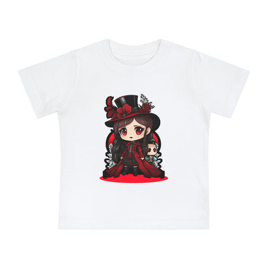 Goth Girl Baby Short Sleeve T-Shirt