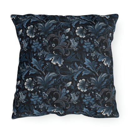 Blue Floral Outdoor Pillows