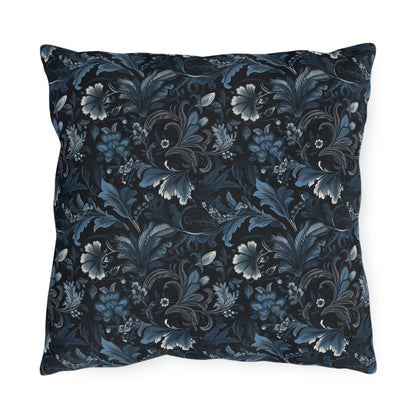 Blue Floral Outdoor Pillows